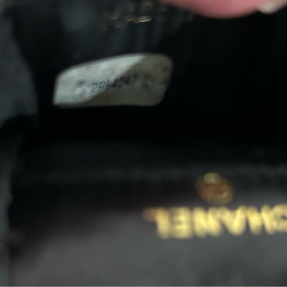 Authentic Rare Chanel Black Caviar Leather CC Case Pouch Card Holder Key Chain - Picture 9 of 14